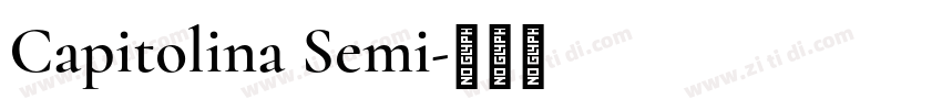 Capitolina Semi字体转换